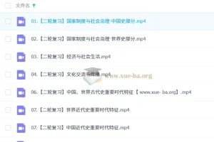 王海萌2026高三高考历史二轮寒假班 系统复习课程