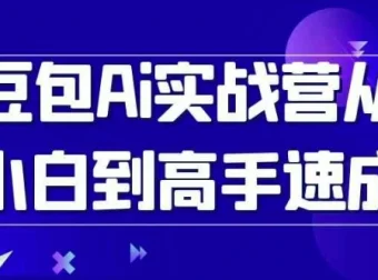 豆包AI实战营：从小白到高手的系统速成指南