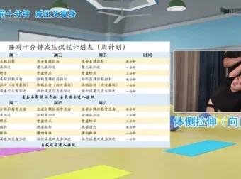 大学生睡前10分钟心身滤清拉伸术：减压瘦身双效课程