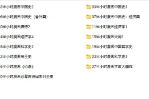 半小时漫画系列30册合集：历史、经济、科学一网打尽