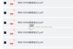 2026年省考柳岩1000词复盘笔记，行测申论冲刺提分必备
