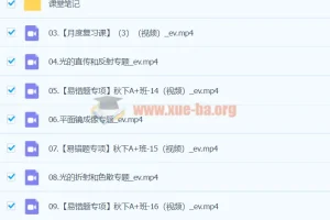 2024初二物理 何勇物理 A+秋季班 下